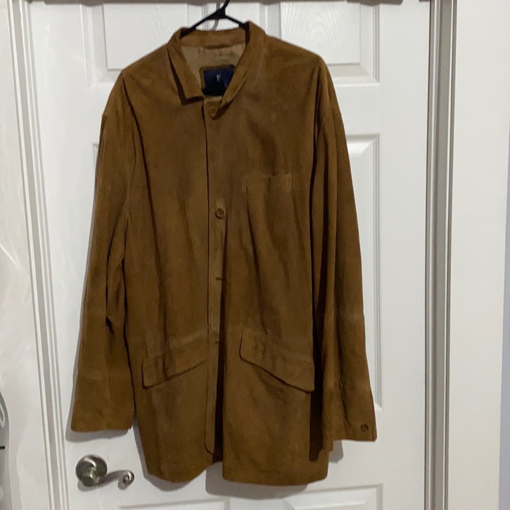 Faconnable goatskin suede jacket